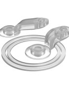 Ion8 Комплект аксесоари за запечатване на бутилки 6 части силикон Transp