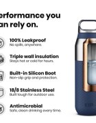 Ion8 ROAM бутилка за вода неръждаема стомана 835 ml Tangerine Orange - I