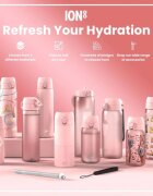 Ion8 SLIM бутилка за вода неръждаема стомана 500 ml Butterfly -
