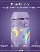 Ion8 SLIM бутилка за вода неръждаема стомана 500 ml Unicorns Periwinkle
