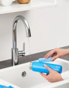 Ion8 SLIM бутилка за вода неръждаема стомана 600мл Blue -