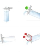 Ion8 "Slim" бутилка за вода за деца recyclon™ 500 мл Periwinkle Unicorn