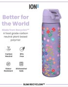 Ion8 SLIM детска бутилка за вода рециклон 500 мл Ditsy Floral -