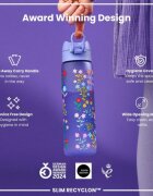 Ion8 SLIM детска бутилка за вода рециклон 500 мл Ditsy Floral -
