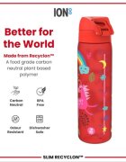 Ion8 SLIM детска бутилка за вода рециклон 500 мл Red Unicorns -