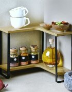 Kesper Ъглов кухненски рафт MDF 30 x 30 x 28 см -