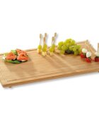 Kesper Дъска за рязане с крачета бамбук 50 x 28 x 3.1 см -
