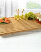 Kesper Дъска за рязане с крачета бамбук 50 x 28 x 3.1 см -