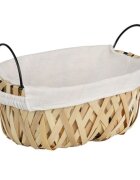 Kesper Кошница за хляб плетена дървесина 25 x 17 см -