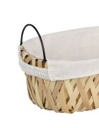 Kesper Кошница за хляб плетена дървесина 25 x 17 см -