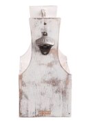 Kesper Кутия за транспорт на бирени бутилки с 6 отделения Vintage White - K