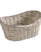 Kesper Овална кошница за хляб пластмаса 28 x 21 см сив -