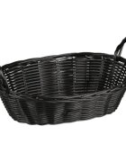 Kesper Овална кошница за хляб пластмаса 29 x 18 см черен -