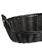 Kesper Овална кошница за хляб пластмаса 29 x 18 см черен -