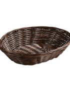 Kesper Овална кошница за хляб пластмасова 24 x 20 см кафяв -