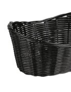 Kesper Овална кошница за хляб пластмасова 28 x 21 см черна -