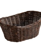 Kesper Овална кошница за хляб пластмасова 28 x 21 см кафява -
