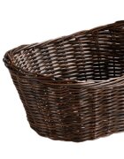 Kesper Овална кошница за хляб пластмасова 28 x 21 см кафява -