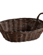 Kesper Овална кошница за хляб пластмасова 29 x 18 см кафява -