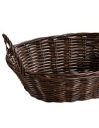 Kesper Овална кошница за хляб пластмасова 29 x 18 см кафява -