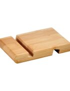 Kesper Поставка за мобилен телефон бамбук 13 x 8 x 1.8 см -