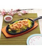 Kitchen Craft Чугунено плато с дървена опора -