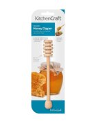 Kitchen Craft Капкомер за мед 15 см дърво -