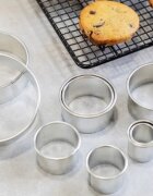 Kitchen Craft Комплект от 11 кръгли ножчета прав ръб метални -