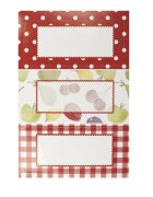 Kitchen Craft Комплект от 30 етикета за буркани плодов модел -