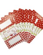 Kitchen Craft Комплект от 30 етикета за буркани плодов модел -