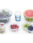Kitchen Craft Комплект от 6 гъвкави силиконови капака - от