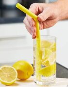 Kitchen Craft Комплект от 6 силиконови сламки 25 см и четка за почистване - от Kitc