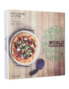 Kitchen Craft Комплект за приготвяне и сервиране на пица 32 см керамика - Kitchen