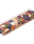 Kitchen Craft Плато за сервиране с капак бамбук 17x56 см - Farberware