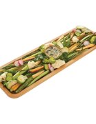 Kitchen Craft Плато за сервиране с капак бамбук 17x56 см - Farberware