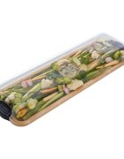 Kitchen Craft Плато за сервиране с капак бамбук 17x56 см - Farberware
