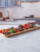 Kitchen Craft Плато за сервиране с капак бамбук 17x56 см - Farberware