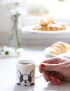 Kitchen Craft Порцеланова чаша за еспресо модел "French bulldog" 80 мл - от Kitche