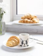 Kitchen Craft Порцеланова чаша за еспресо модел "French bulldog" 80 мл - от Kitche