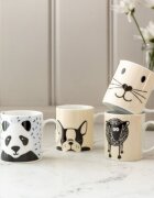 Kitchen Craft Порцеланова чаша за еспресо модел "French bulldog" 80 мл - от Kitche