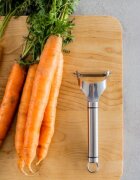 Kitchen Craft Прибор от неръждаема стомана за белене на плодове/зеленчуци 18 см - о