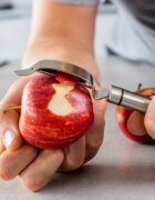 Kitchen Craft Прибор от неръждаема стомана за белене на плодове/зеленчуци 21 см - о