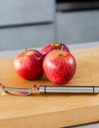 Kitchen Craft Прибор от неръждаема стомана за белене на плодове/зеленчуци 21 см - о