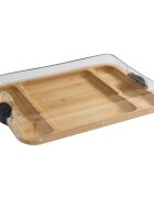 Kitchen Craft Сервираща чиния с капак бамбук 30.5 x 40.5 см - Farberware