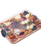 Kitchen Craft Сервираща чиния с капак бамбук 30.5 x 40.5 см - Farberware
