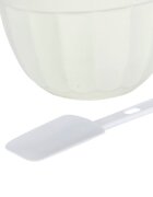 Kitchen Craft Шпатула 2 в 1 пластмасова 32 см бяла -