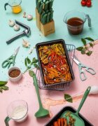 Kitchen Craft Силиконов черпак 29 см зелен -