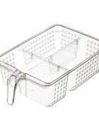 Kitchen Craft Тава с 3 отделения за хладилник пластмасова -