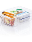 Kitchen Craft Тава с 3 отделения за хладилник пластмасова -
