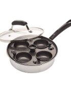 Kitchen Craft Тиган за яйца Бенедикт с капак 21 см -